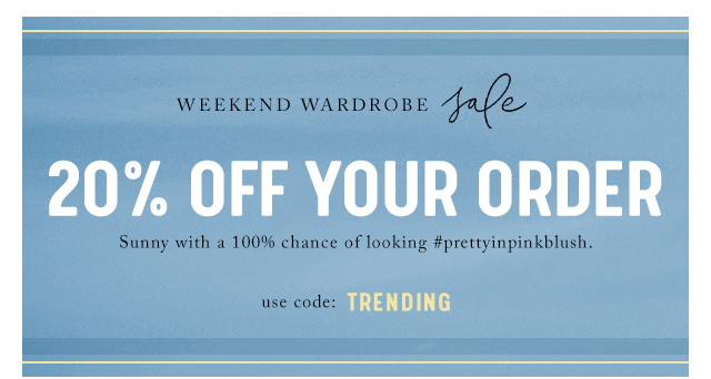 20% Off Your Order