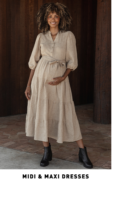 Shop Midi + Maxi Dresses