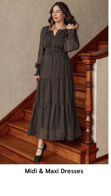 Shop Midi + Maxi Dresses
