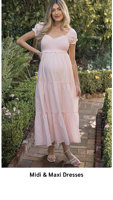 Shop Midi + Maxi Dresses