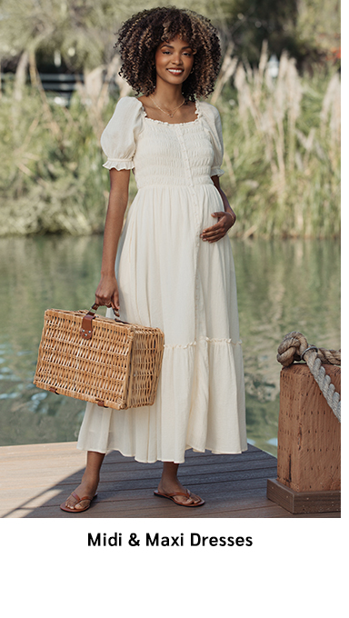 Shop Midi + Maxi Dresses